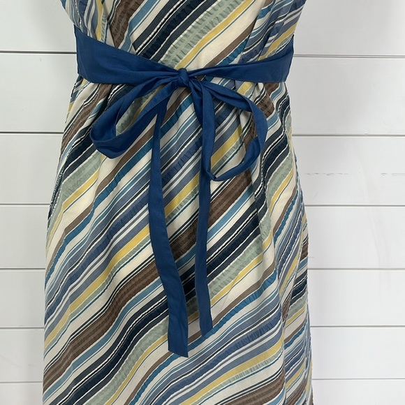 Patagonia Netty Dress striped tank seersucker sundress women’s size 8 - Picture 7 of 11